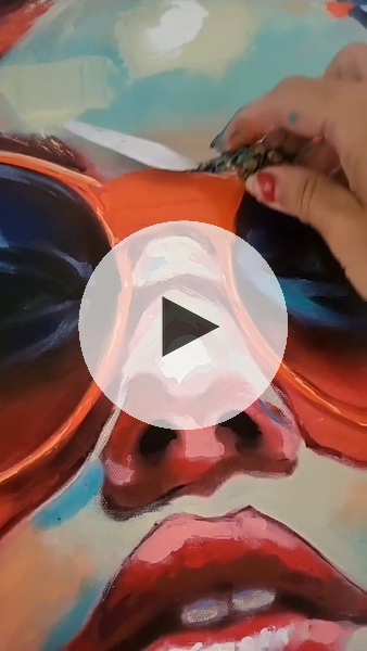 ArteDiAlina.com painting: Colors Disintegration
